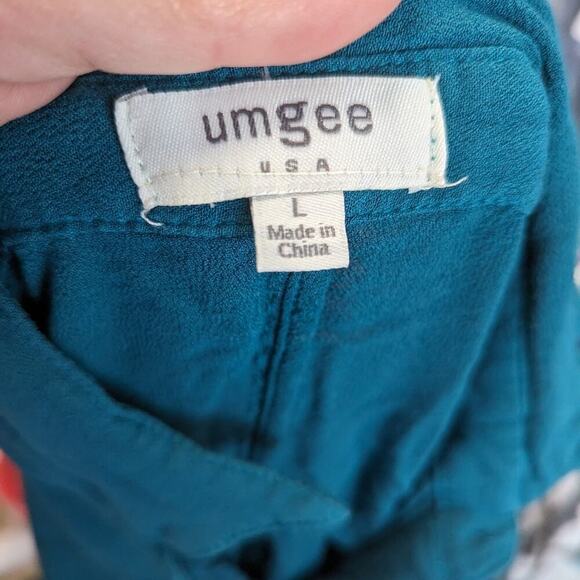 Umgee Turquoise Top - Large - Picture 2 of 4